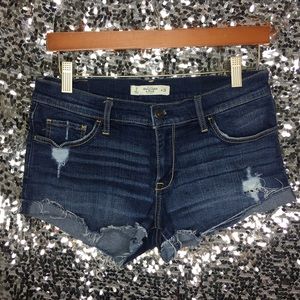 Abercrombie & Fitch Medium Wash Denim Shorts